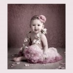 children's photographer glasgow _flower_baby