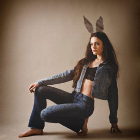 fashion style image with bunny ears