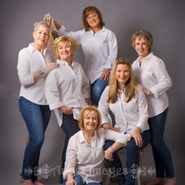 Champagne photoshoot in aid of Ardgowan hospice