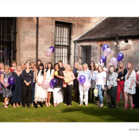 lots of women at the Italian club in Greenock for benefit day out
